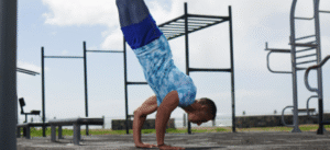 Handstand drills with a partner