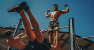 Handstand flexibility training